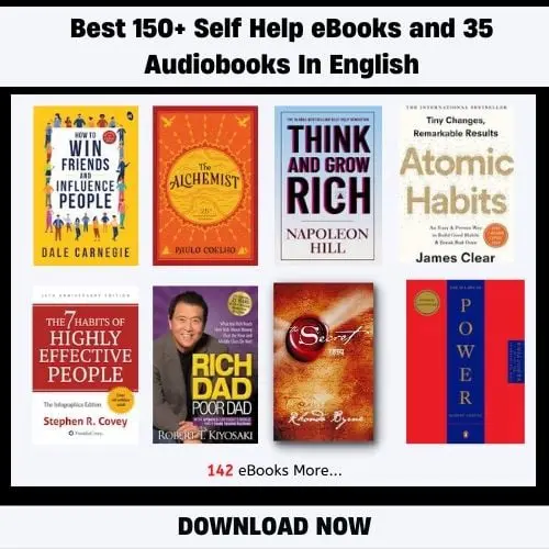 Best 150+ Self Help eBooks and 35 Audiobooks In English 